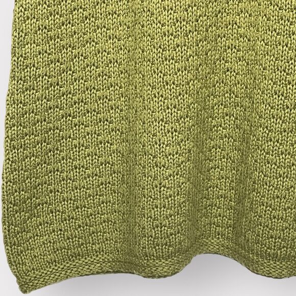 J.Jill PureJill Knit Sweater Women Size L Green Long‎ Length Raglan Long Sleeves - Picture 6 of 13